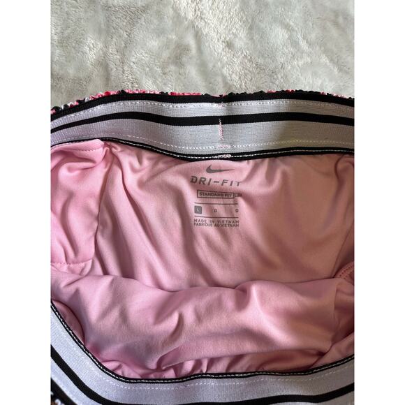 Nike Pink Floral Rose Girls Kids Size Large Tempo Running Shorts Dri-Fit - Picture 6 of 6